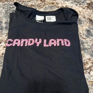 Hasbro Candy Land Black T-Shirt size Large